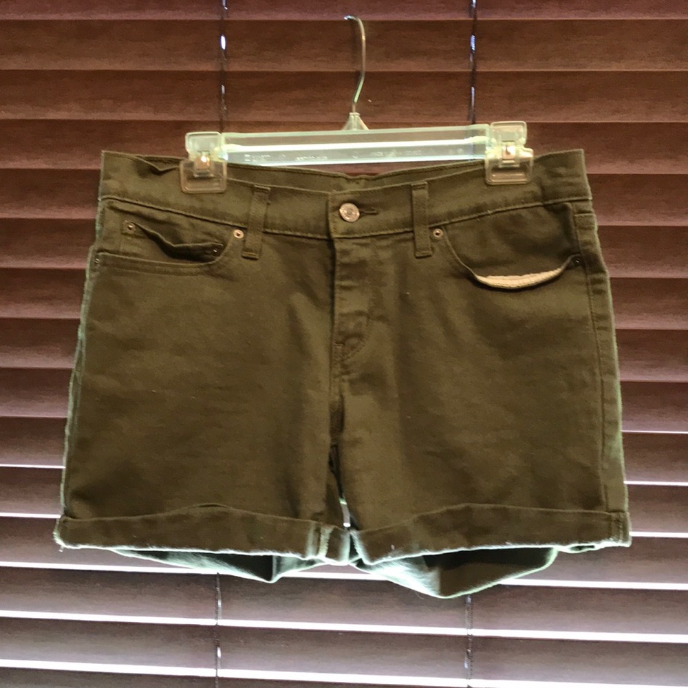 Denim shorts